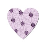 Background Desktop Flowers Lilac Heart Magnet Front