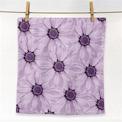 Background Desktop Flowers Lilac Face Towel by Sapixe