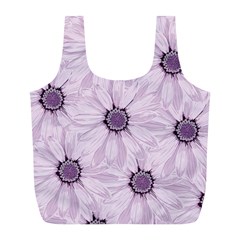 Background Desktop Flowers Lilac Full Print Recycle Bags (l)  by Sapixe