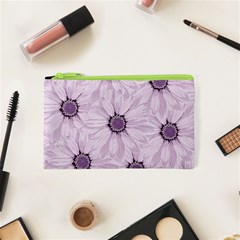 Background Desktop Flowers Lilac Cosmetic Bag (xs) by Sapixe