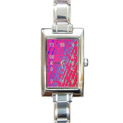 Background Desktop Mosaic Raspberry Rectangle Italian Charm Watch by Sapixe