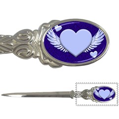 Background Texture Heart Wings Letter Openers by Sapixe