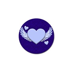 Background Texture Heart Wings Golf Ball Marker (4 Pack)