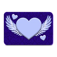 Background Texture Heart Wings Plate Mats