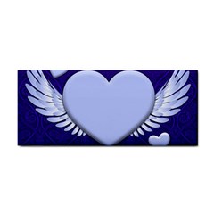 Background Texture Heart Wings Hand Towel