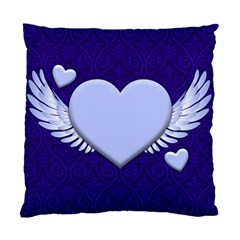 Background Texture Heart Wings Standard Cushion Case (two Sides)