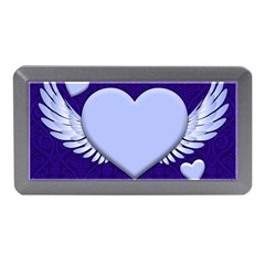 Background Texture Heart Wings Memory Card Reader (mini) by Sapixe