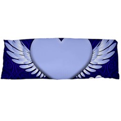 Background Texture Heart Wings Body Pillow Case (dakimakura)