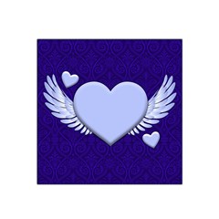 Background Texture Heart Wings Satin Bandana Scarf by Sapixe