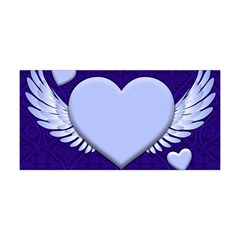 Background Texture Heart Wings Yoga Headband by Sapixe