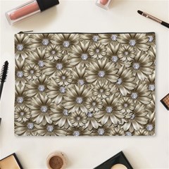 Background Flowers Cosmetic Bag (xl) by Sapixe