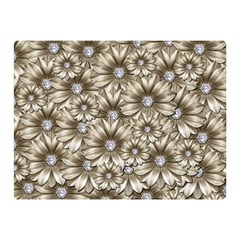 Background Flowers Double Sided Flano Blanket (mini)  by Sapixe