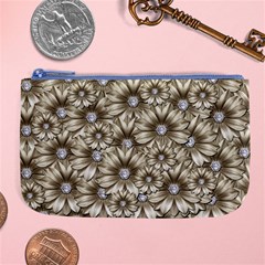 Background Flowers Large Coin Purse by Sapixe