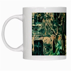 Porch Door Stairs House White Mugs by Sapixe