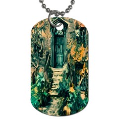 Porch Door Stairs House Dog Tag (two Sides) by Sapixe