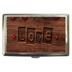 Background Romantic Love Wood Cigarette Money Cases by Sapixe