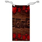 Background Romantic Love Wood Jewelry Bags Front