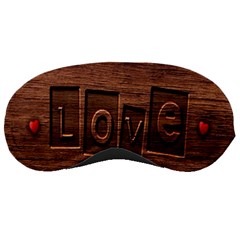 Background Romantic Love Wood Sleeping Masks by Sapixe