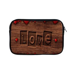 Background Romantic Love Wood Apple Macbook Pro 13  Zipper Case by Sapixe