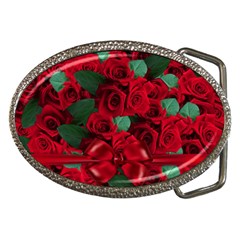 Floral Flower Pattern Art Roses Belt Buckles