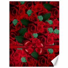 Floral Flower Pattern Art Roses Canvas 36  x 48  