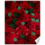 Floral Flower Pattern Art Roses Canvas 11  x 14   10.95 x13.48  Canvas - 1