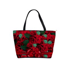 Floral Flower Pattern Art Roses Shoulder Handbags