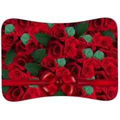 Floral Flower Pattern Art Roses Velour Seat Head Rest Cushion