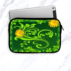 Background Texture Green Leaves Apple Ipad Mini Zipper Cases by Sapixe