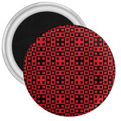 Abstract Background Red Black 3  Magnets by Sapixe