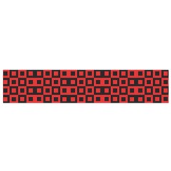 Abstract Background Red Black Small Flano Scarf by Sapixe