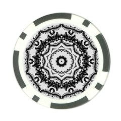 Abstract Pattern Fractal Poker Chip Card Guard (10 Pack)