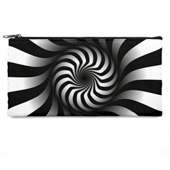 Art Optical Black White Hypnotic Pencil Cases by Sapixe