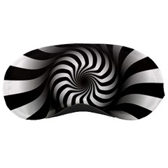 Art Optical Black White Hypnotic Sleeping Masks by Sapixe