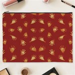 Primitive Art Hands Motif Pattern Cosmetic Bag (XXXL)  Front