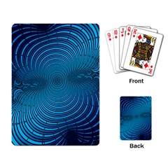 Background Brush Particles Wave Playing Card by Sapixe