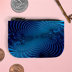 Background Brush Particles Wave Mini Coin Purses by Sapixe