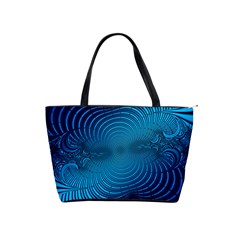 Background Brush Particles Wave Shoulder Handbags by Sapixe