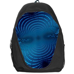 Background Brush Particles Wave Backpack Bag by Sapixe