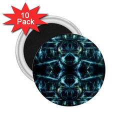 Abstract Fractal Magical 2 25  Magnets (10 Pack)  by Sapixe