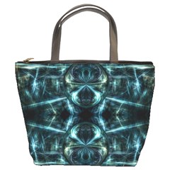 Abstract Fractal Magical Bucket Bags by Sapixe