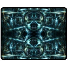 Abstract Fractal Magical Fleece Blanket (medium)  by Sapixe