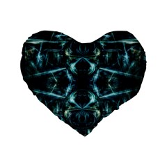 Abstract Fractal Magical Standard 16  Premium Heart Shape Cushions by Sapixe