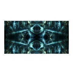 Abstract Fractal Magical Satin Wrap by Sapixe