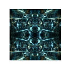 Abstract Fractal Magical Small Satin Scarf (square) by Sapixe