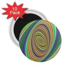 Ellipse Background Elliptical 2 25  Magnets (10 Pack)  by Sapixe