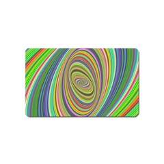 Ellipse Background Elliptical Magnet (name Card) by Sapixe