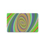 Ellipse Background Elliptical Magnet (Name Card) Front