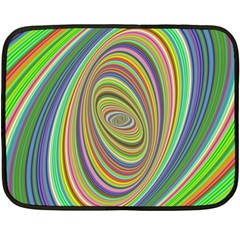 Ellipse Background Elliptical Fleece Blanket (mini) by Sapixe