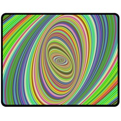 Ellipse Background Elliptical Fleece Blanket (medium)  by Sapixe